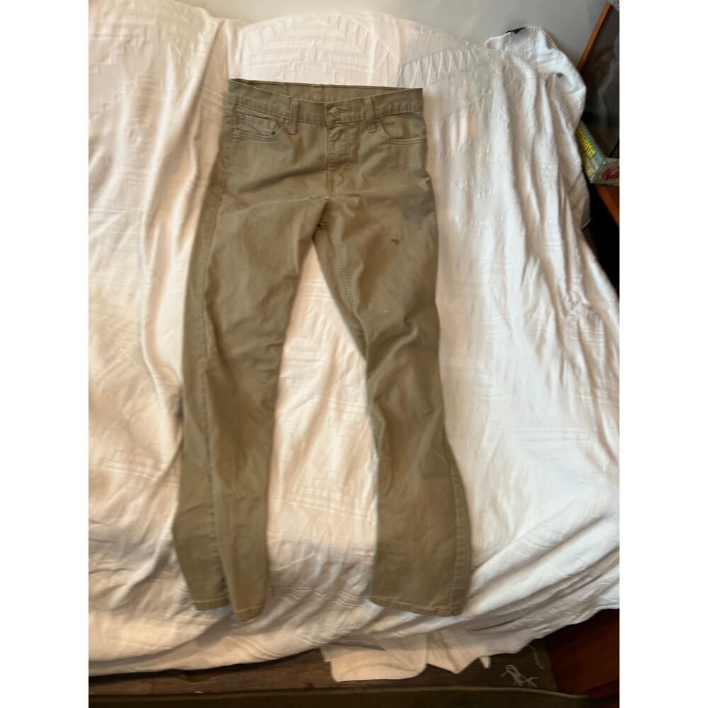Levi's 511 Beige Jeans Slim Fit Mens 30x32